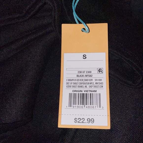 NEW! Kona Sol Midi Boat Neck Cover Up Dress Black - Picture 2 of 2